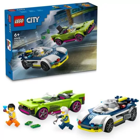 LEGO® City. Pościg radiowozu za muscle carem 60415 - tantis.pl