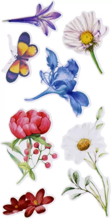 Sticker BOO. Naklejki Kwiaty - tantis.pl