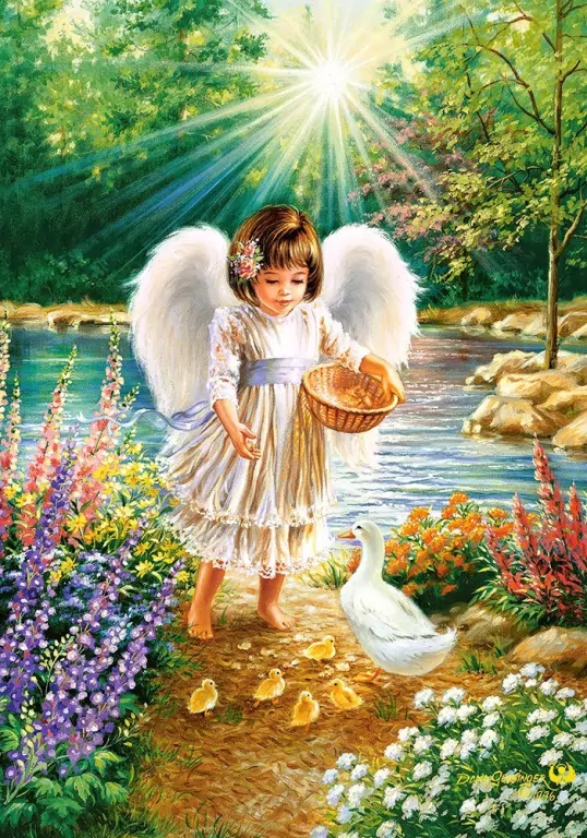 Puzzle 500. An Angel's Warmth - tantis.pl