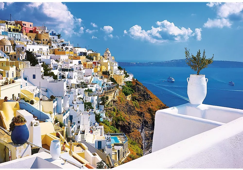 Puzzle 1500. Santorini, Grecja. 26119 - tantis.pl