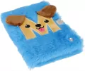 Pamiętnik pluszowy zamykany Blue M świecący - tantis.pl