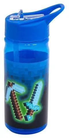 Bidon z rurką Aqua Pure Blue Pixel ASTRA - tantis.pl