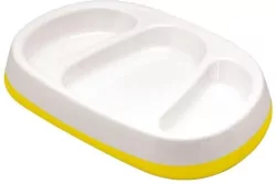 Talerz antypoślizgowy z przegródkami