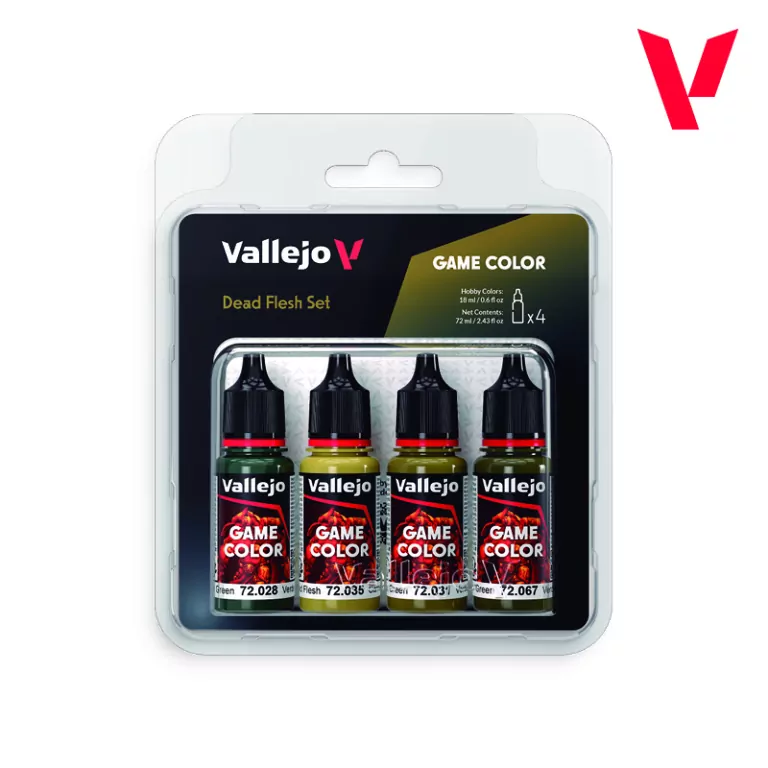 Vallejo: 72.392 - Game Color - Dead Flesh Set (4x18 ml) - tantis.pl