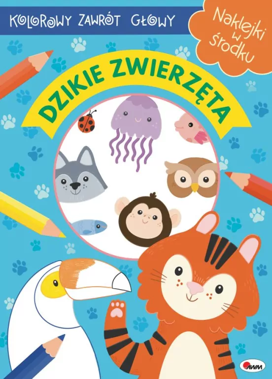 Dzikie zwierzęta. Kolorowy zawrót głowy - tantis.pl