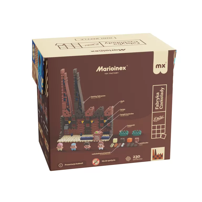 Mini Waffle Wedel 230 elementów. Fabryka Czekolady - tantis.pl