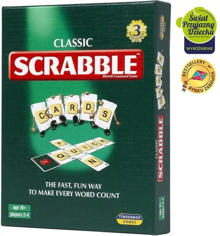 Scrabble Karty wersja angielska PIATNIK - tantis.pl