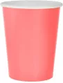 Kubeczki papierowe różowe 250ml 14szt - tantis.pl