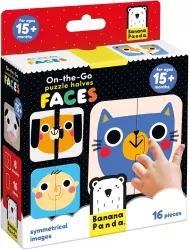 On-the-Go Puzzle Halves. Faces 15m+