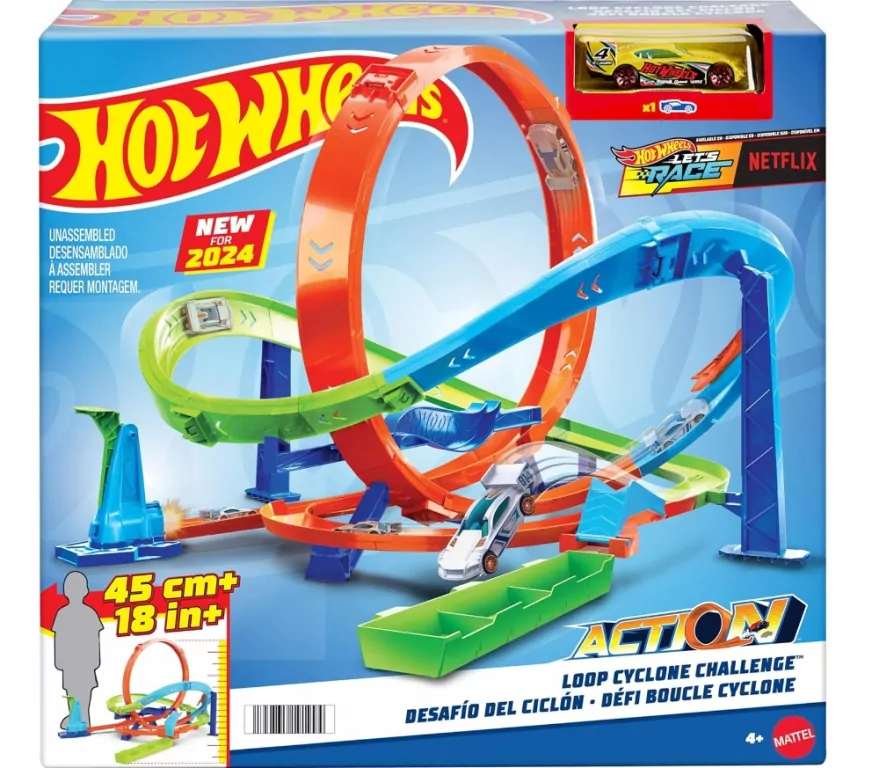 Hot Wheels Action. Zestaw Zakręcone tornado - tantis.pl