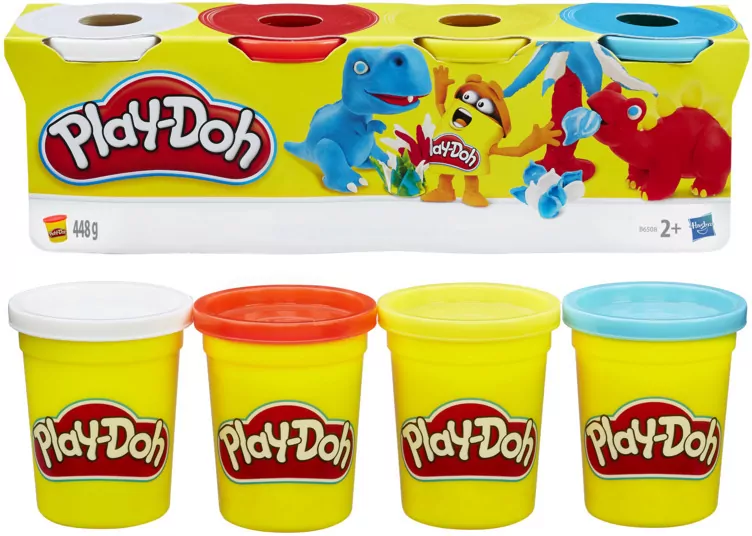 Play-Doh Ciastolina 4 tuby B6508 HASBRO - tantis.pl