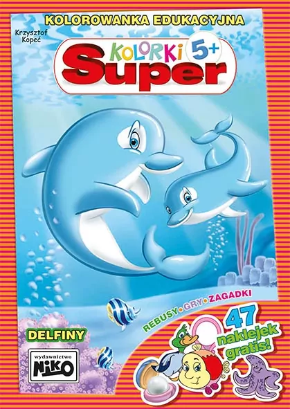 Super kolorki. Delfiny - tantis.pl