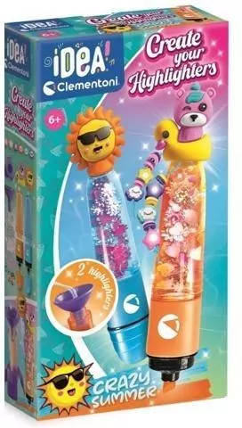 Clementoni Crazy chic Mini fabryka zakreślaczy Lato Crazy summer 18171 - tantis.pl