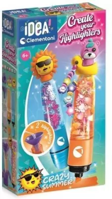Clementoni Crazy chic Mini fabryka zakreślaczy Lato Crazy summer 18171
