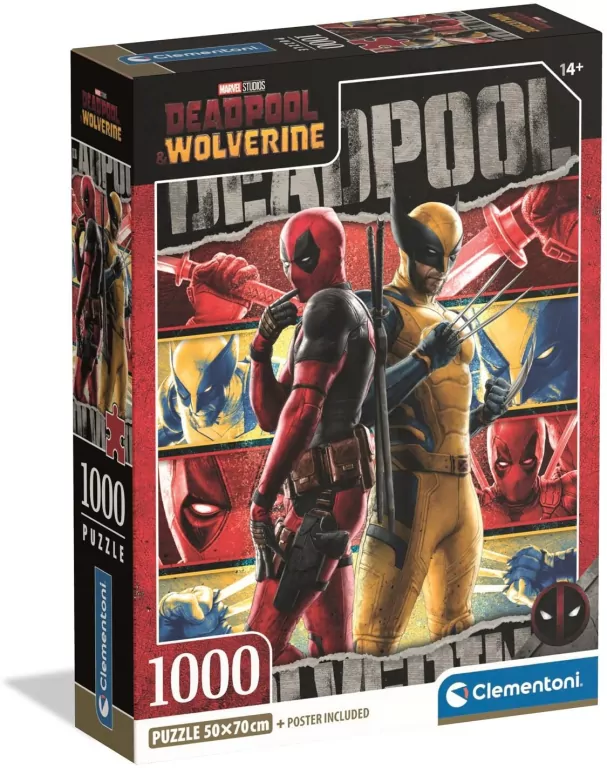 Puzzle 1000 COMPACT Deadpool & Wolverine - tantis.pl