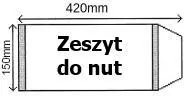 Okładka na zeszyt do nut A5 - tantis.pl