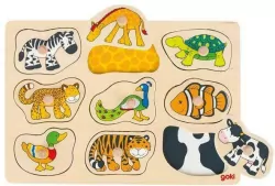 Układanka z uchwytami motyw zwierzątka