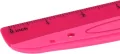 Linijka plastikowa. Różowa 15cm - tantis.pl