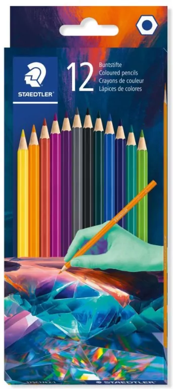 Kredki sześciokątne Multiverse 12 kol STAEDTLER - tantis.pl