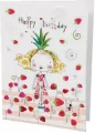 Karnet B6 + koperta Urodziny Dziewczynka truskawki - tantis.pl