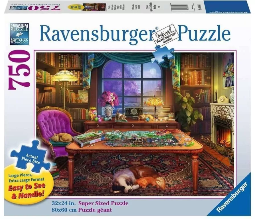 Puzzle 750 Pokój do układania puzzli - tantis.pl