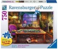 Puzzle 750 Pokój do układania puzzli - tantis.pl