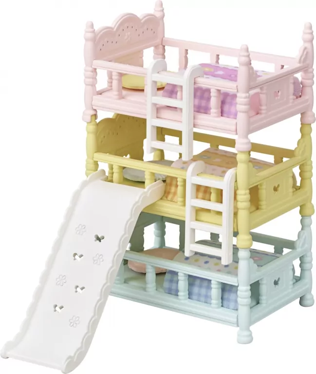 Potrójne łóżko. Sylvanian Families - tantis.pl