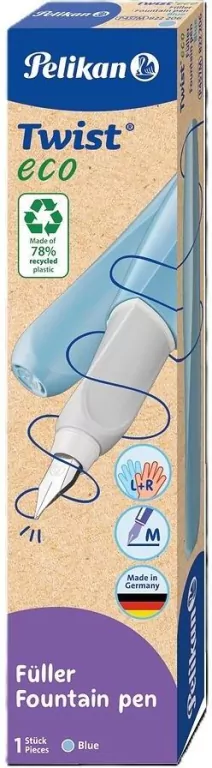 Pióro wieczne Twist Eco M niebieskie - tantis.pl