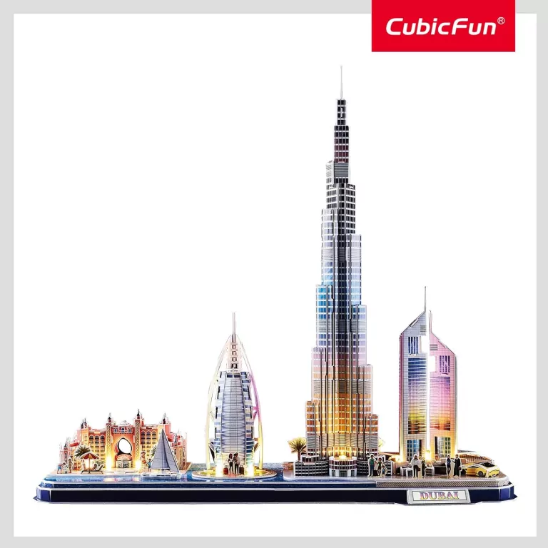 Puzzle 3D, City Line Dubai LED - tantis.pl