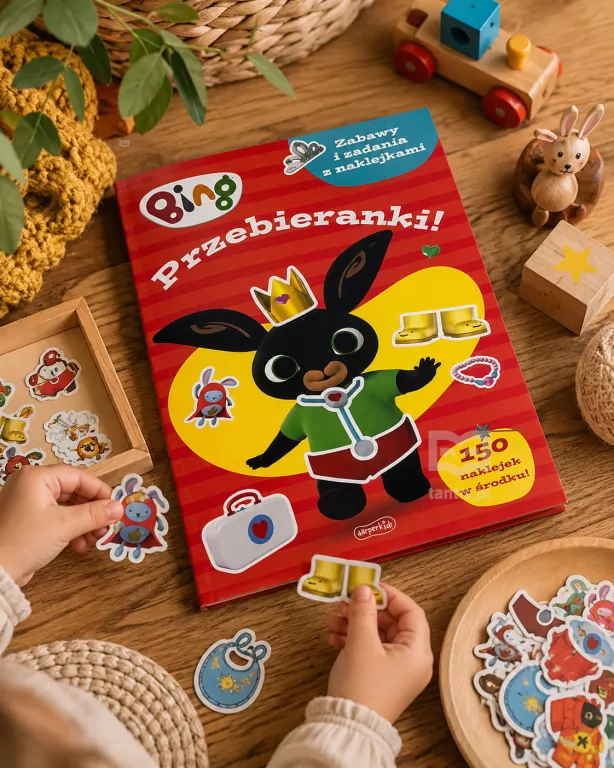 Bing. Przebieranki! Zabawy i zadania z naklejkami - tantis.pl