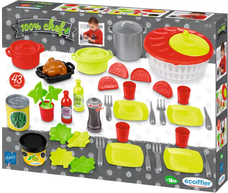 100% Chef Salad 2521 Ecoiffier - tantis.pl