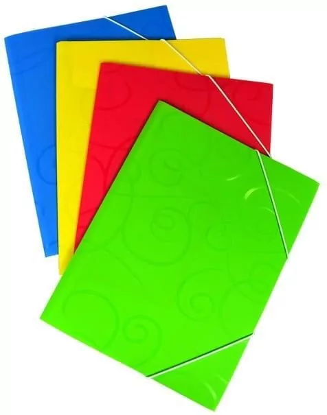 Teczka A4 plastikowa z gumką. Mix - tantis.pl