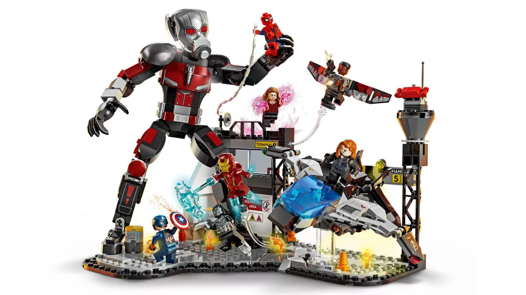 LEGO® Kapitan Ameryka: Wojna bohaterów — bitwa 76314 - tantis.pl