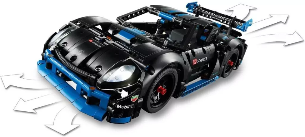 LEGO® Technic. Samochód wyścigowy Porsche GT4 e-Performance 42176 - tantis.pl