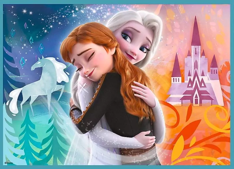 Puzzle 4w1. Frozen. Niezwykły świat - tantis.pl