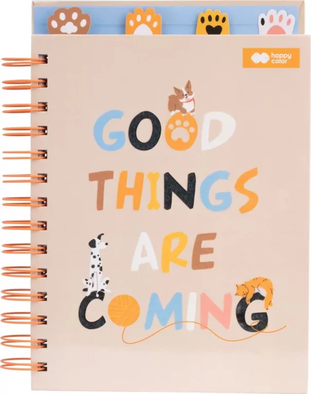 Notes na spirali A5/80K Cat&Dog przekładki mix - tantis.pl