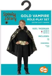 Strój dla dzieci Złoty Wampir rozm. 120/130cm