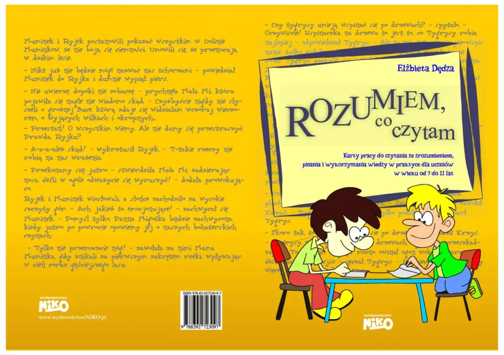 Rozumiem, co czytam. Karty pracy dla uczniów w wieku 7-11 lat - tantis.pl