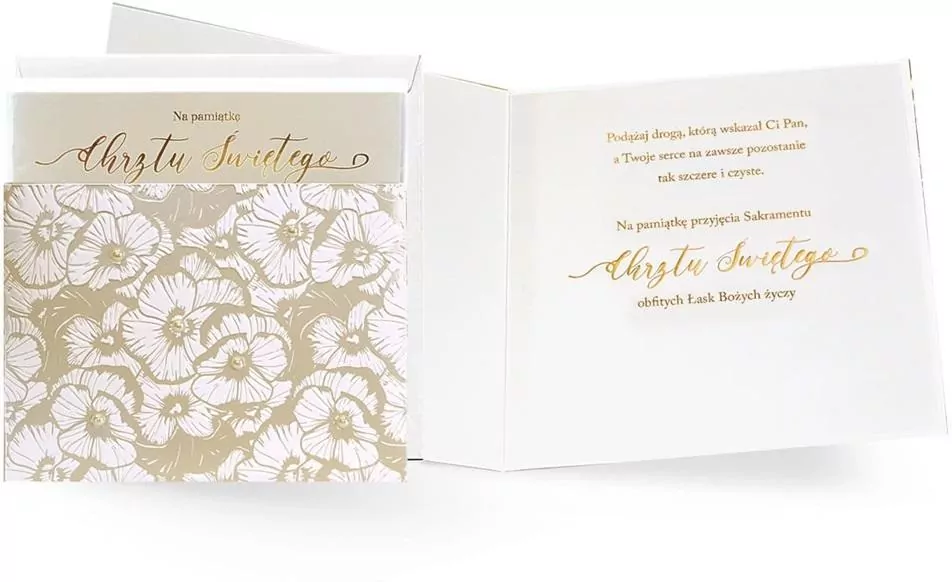 Karnet. Chrzest - tantis.pl