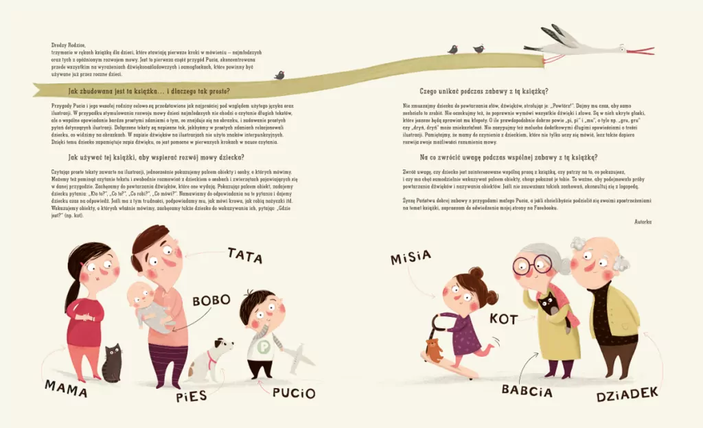 Pucio uczy się mówić. Zabawy dźwiękonaśladowcze - tantis.pl