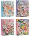 Torebka ozdobna 18x23x8cm Kwiaty MIX - tantis.pl