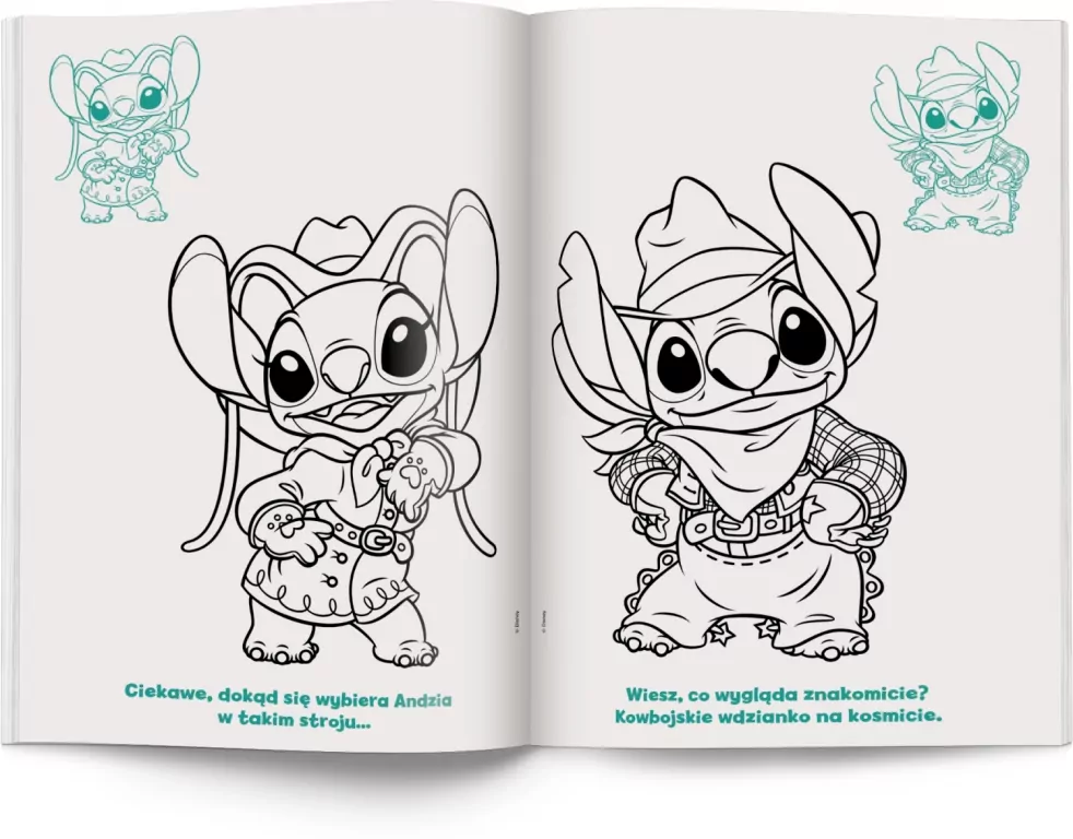 Disney Stich. Kolorowanka z naklejkami - tantis.pl