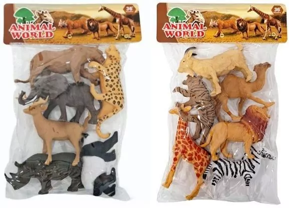 Figurki zwierzęta dzikie MIX - tantis.pl