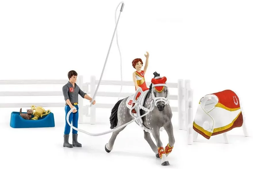 Schleich. Horse Club. Zestaw do woltyżerki Mii - tantis.pl