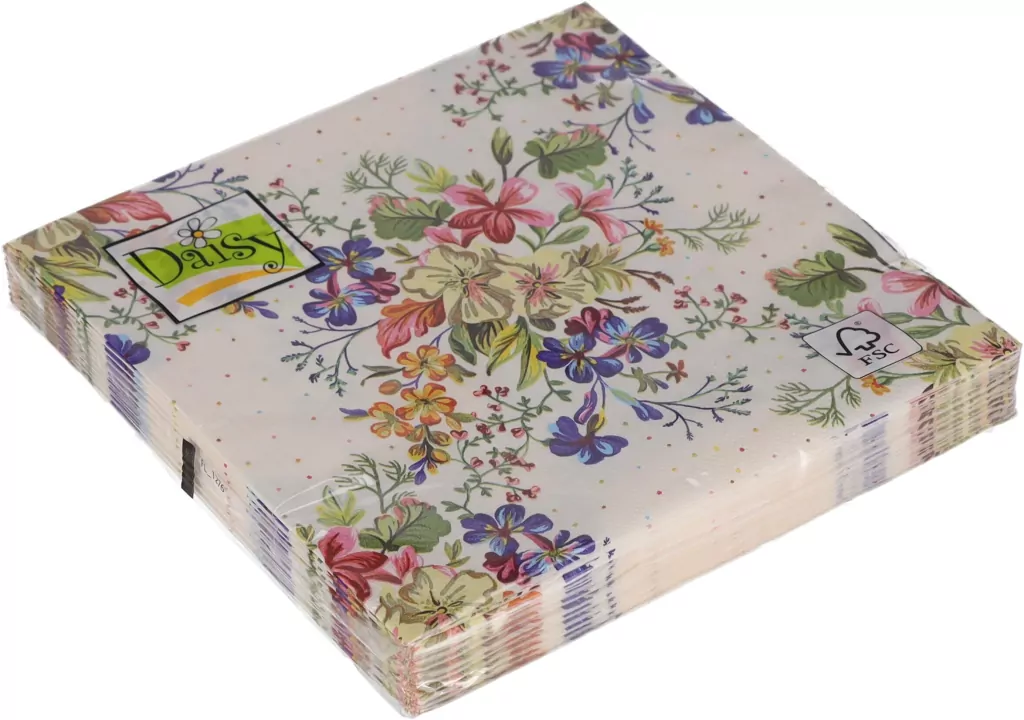 SERWETKA PAP 3W 330X330 KWIATY POLNE PM OP20SZT - tantis.pl