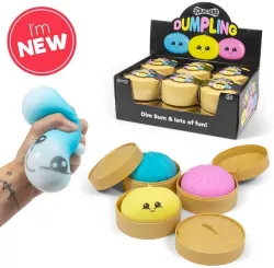 Gniotek. Kolorowa bułeczka na parze. Mix