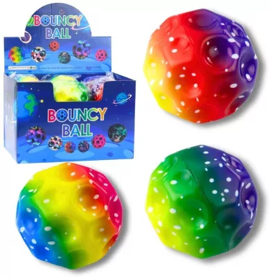 Piłeczka z wgłębieniami do ugniatania 10cm MIX