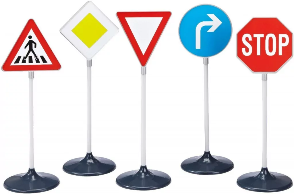 Znaki drogowe duże, 5 sztuk - tantis.pl