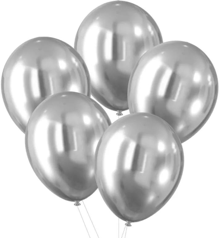 Balony Celebrate! srebrne 30cm - tantis.pl