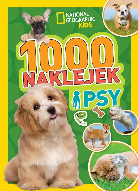 1000 naklejek. Psy. National Geographic Kids - tantis.pl